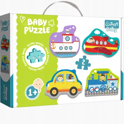 Puzzle Baby Classic pojazdy transportowe 1+ Trefl 36075