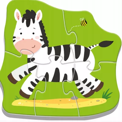 Puzzle Baby Classic Zwierzątka na safari TREFL 36073