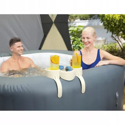 Uchwyt na napoje tacka 2 przegrody spa jacuzzi Lay-Z-Spa Bestway 60306