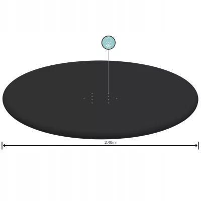 Przykrycie na basen z kołnierzem śr. 244cm Bestway 58032