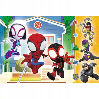 Puzzle Marvel Spiderman 60 el. W świecie Spidey'a Trefl 17371