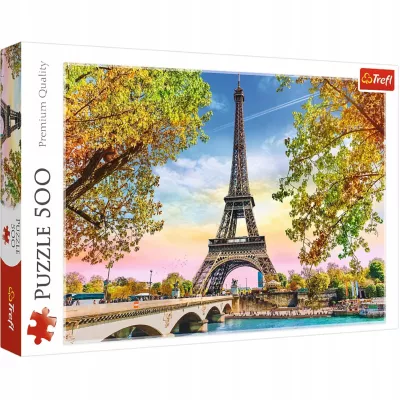 Puzzle Romantyczny Paryż 500 elementów Trefl 37330