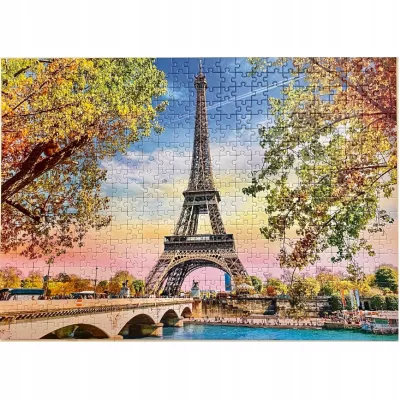 Puzzle Romantyczny Paryż 500 elementów Trefl 37330