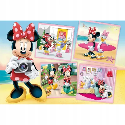 Puzzle Disney 60 el. Urocza Myszka Minnie 4 + Trefl 17360