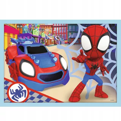 Puzzle 4w1 Marvel Spiderman Ekipa Spidey'a 3+ Trefl 34611