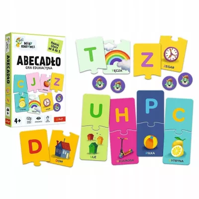 Gra dla dzieci edukacyjna mały odkrywca Abecadło 4+Trefl 02811 Gra dla dzieci edukacyjna mały odkrywca Abecadło 4+Trefl 02811