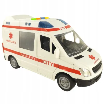 Auto ambulans karetka otwierane drzwi 1:16 WY590A