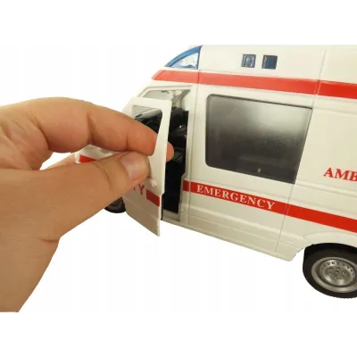 Auto ambulans karetka otwierane drzwi 1:16 WY590A