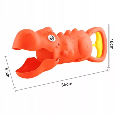 Dinozaur łapka chwytak do piasku paszcza łopatka do śnieżek 4275P Dinozaur łapka chwytak do piasku paszcza łopatka do śnieżek 4275P