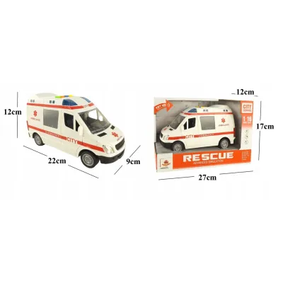 Auto ambulans karetka otwierane drzwi 1:16 WY590A