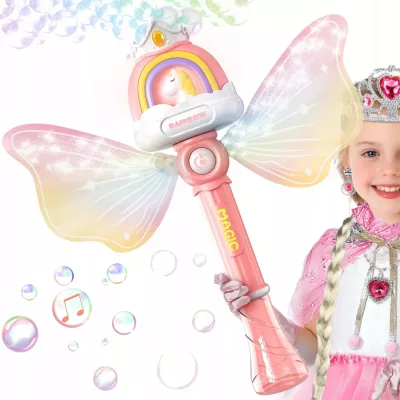 Różdżka motyl do baniek mydlanych bańki światło P148 Różdżka motyl do baniek mydlanych bańki światło P148