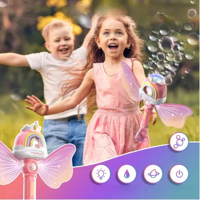 Różdżka motyl do baniek mydlanych bańki światło P148 Różdżka motyl do baniek mydlanych bańki światło P148
