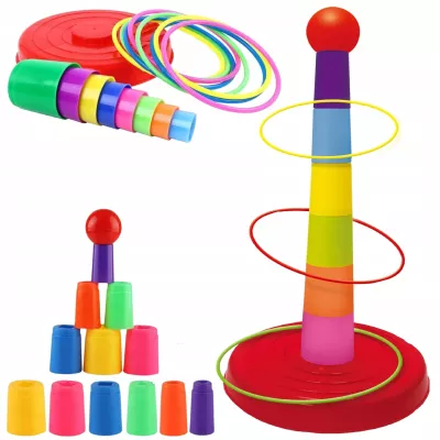 Gra zręcznościowa rzucanie pierścieniami do celu obręcze ringo 6699-53A Gra zręcznościowa rzucanie pierścieniami do celu obręcze ringo 6699-53A
