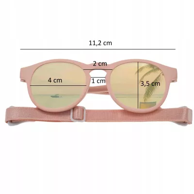 Dooky Hawaii PINK Okulary przeciwsłoneczne dla dzieci elastyczne 6-36M Dooky Hawaii PINK Okulary przeciwsłoneczne dla dzieci elastyczne 6-36M