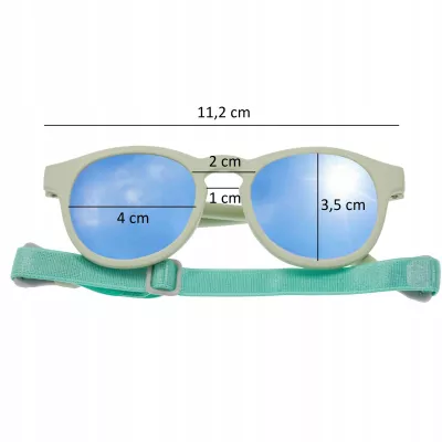 Dooky Hawaii MINT Okulary przeciwsłoneczne dla dzieci elastyczne 6-36M Dooky Hawaii MINT Okulary przeciwsłoneczne dla dzieci elastyczne 6-36M