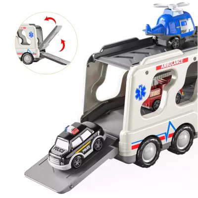 Zestaw laweta autka ambulans straż tir policja dźwięk światło SX600-21A Zestaw laweta autka ambulans straż tir policja dźwięk światło SX600-21A