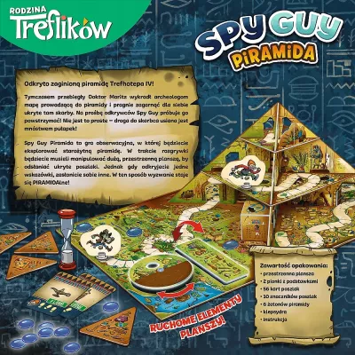 Gra planszowa Spy Guy Piramida Trefl 02581 Gra planszowa Spy Guy Piramida Trefl 02581