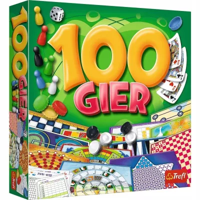 Gra planszowa 100 Gier Trefl 02117 Gra planszowa 100 Gier Trefl 02117