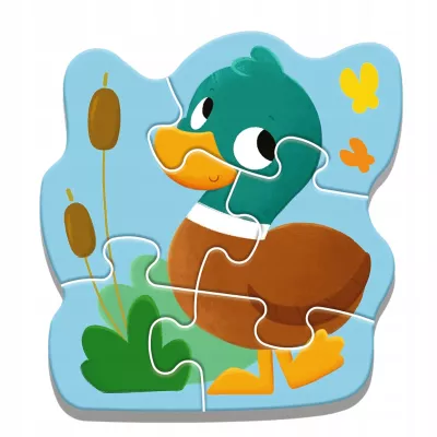 Puzzle Baby Classic Bobaski i Miś Bobaskowe zwierzątka 36135 Puzzle Baby Classic Bobaski i Miś Bobaskowe zwierzątka 36135
