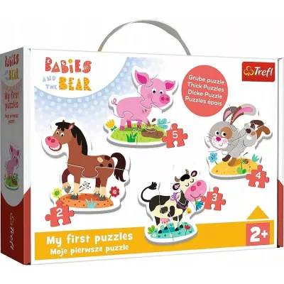 Puzzle Baby Classic na farmie 2+ Trefl 36127 Puzzle Baby Classic na farmie 2+ Trefl 36127