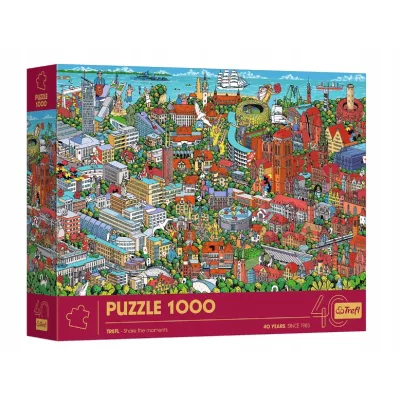 Jubileuszowe puzzle Trefla 1000 elementów trójmiasto Trefl 10924 Jubileuszowe puzzle Trefla 1000 elementów trójmiasto Trefl 10924