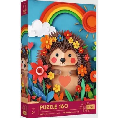 Puzzle z efektem 3D 160 el. 40-lecie Jeżyk Trefl 40046 Puzzle z efektem 3D 160 el. 40-lecie Jeżyk Trefl 40046