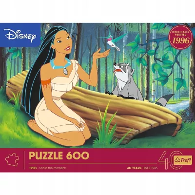 Puzzle 600 el. 40-lecie Trefl - Pocahontas Disney 37605 Puzzle 600 el. 40-lecie Trefl - Pocahontas Disney 37605