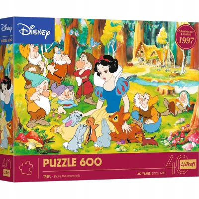 Puzzle 600 el. 40-lecie Trefl - Królewna Śnieżka 37603 Puzzle 600 el. 40-lecie Trefl - Królewna Śnieżka 37603