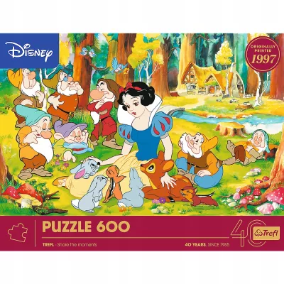 Puzzle 600 el. 40-lecie Trefl - Królewna Śnieżka 37603 Puzzle 600 el. 40-lecie Trefl - Królewna Śnieżka 37603