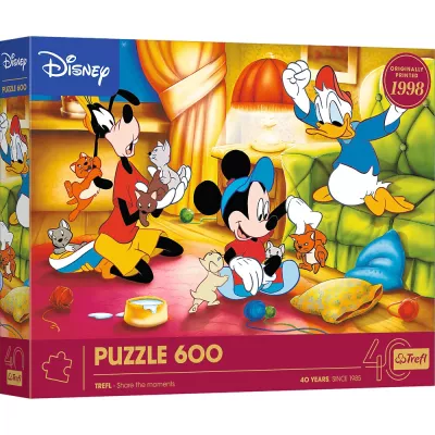 Puzzle 600 el. 40-lecie Trefl - Myszka Miki i Przyjaciele 37601 Puzzle 600 el. 40-lecie Trefl - Myszka Miki i Przyjaciele 37601