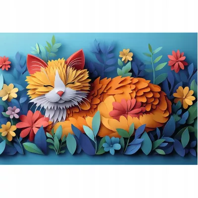 Puzzle z efektem 3D 160 el. 40-lecie Kotek Trefl 40049 Puzzle z efektem 3D 160 el. 40-lecie Kotek Trefl 40049