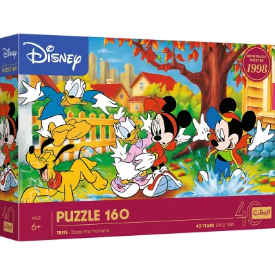 Puzzle 160 el. 40-lecie Zabawa w kałużach Trefl 40055 Puzzle 160 el. 40-lecie Zabawa w kałużach Trefl 40055