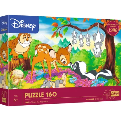Puzzle  160 el. 40-lecie Bambi i leśni przyjaciele Trefl 40054