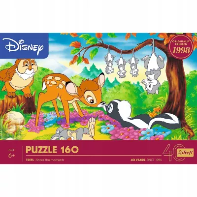 Puzzle  160 el. 40-lecie Bambi i leśni przyjaciele Trefl 40054