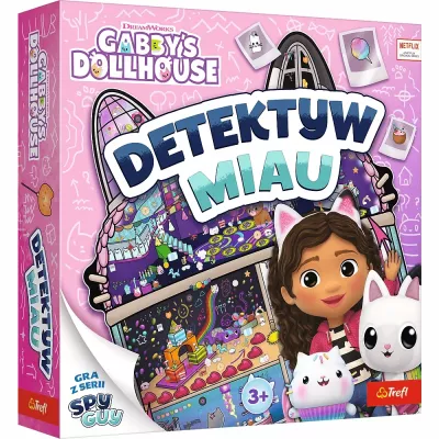 Gra planszowa rodzinna Detektyw Miau Koci domek Gabi Trefl 02695 Gra planszowa rodzinna Detektyw Miau Koci domek Gabi Trefl 02695