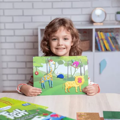 Skillmatics Foil Fun zestaw kreatywny Świat zwierząt Trefl 62604 Skillmatics Foil Fun zestaw kreatywny Świat zwierząt Trefl 62604
