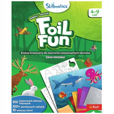 Skillmatics Foil Fun zestaw kreatywny Świat zwierząt Trefl 62604 Skillmatics Foil Fun zestaw kreatywny Świat zwierząt Trefl 62604