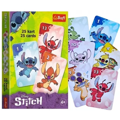 Karty Piotruś Lilo i Stitch Disney +4 Trefl 08978