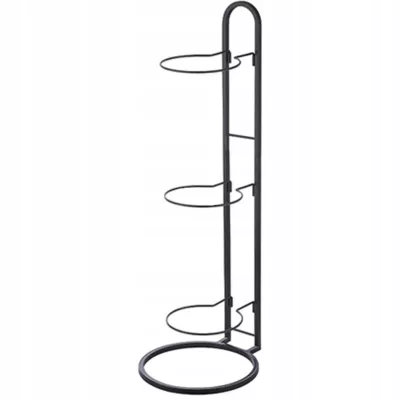 Pionowy stojak na 3 piłki organizer metalowy stojący 254 Pionowy stojak na 3 piłki organizer metalowy stojący 254
