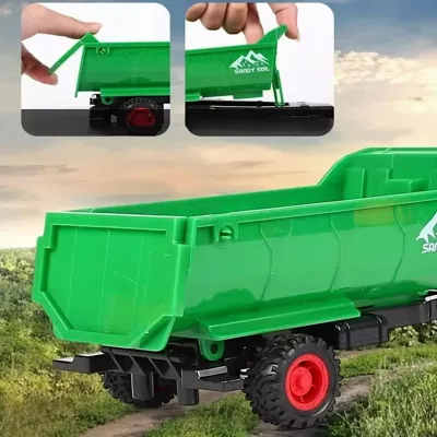 TRAKTOR Z PRZYCZEPĄ ZdalnieSTEROWANY AkumulatorŁADOWARKA zwierzęta QH205-2D TRAKTOR Z PRZYCZEPĄ ZdalnieSTEROWANY AkumulatorŁADOWARKA zwierzęta QH205-2D