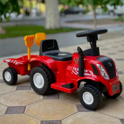 Jeżdzik traktor z przyczepą dla dzieci dźwięki Z220C Jeżdzik traktor z przyczepą dla dzieci dźwięki Z220C