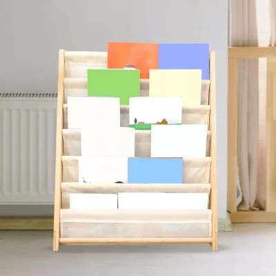 Regał na książki dla dzieci Stojak Półka Szafka Organizer Biblioteczka