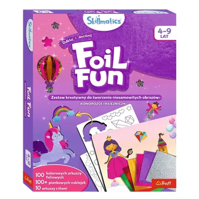 Skillmatics Foil Fun Zestaw Kreatywny Jednorożce i Księżniczki Trefl 62602 Skillmatics Foil Fun Zestaw Kreatywny Jednorożce i Księżniczki Trefl 62602
