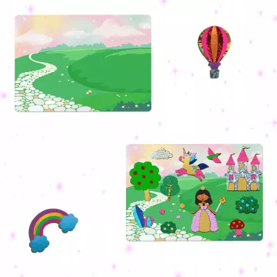 Skillmatics Foil Fun Zestaw Kreatywny Jednorożce i Księżniczki Trefl 62602 Skillmatics Foil Fun Zestaw Kreatywny Jednorożce i Księżniczki Trefl 62602