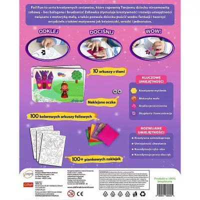 Skillmatics Foil Fun Zestaw Kreatywny Jednorożce i Księżniczki Trefl 62602 Skillmatics Foil Fun Zestaw Kreatywny Jednorożce i Księżniczki Trefl 62602