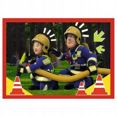 Puzzle 4w1 Strażak Sam, Przygody Strażaka Sama 4 układanki Trefl 34632 Puzzle 4w1 Strażak Sam, Przygody Strażaka Sama 4 układanki Trefl 34632
