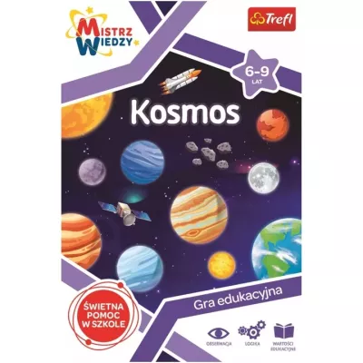 Zestaw Kosmiczna Przygoda – Projektor Gwiazd + Gra Edukacyjna