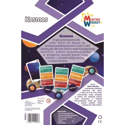 Zestaw Kosmiczna Przygoda – Projektor Gwiazd + Gra Edukacyjna