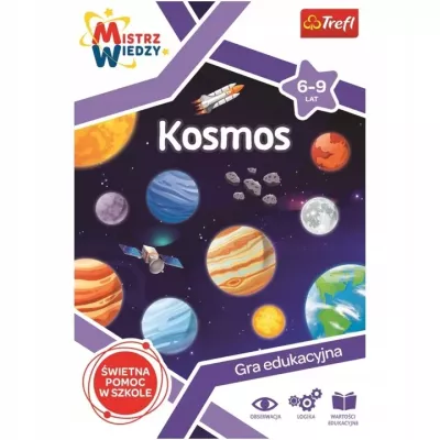 Zestaw 2w1 – Projektor Robot do Rysowania + Gra Kosmos Mistrz Wiedzy