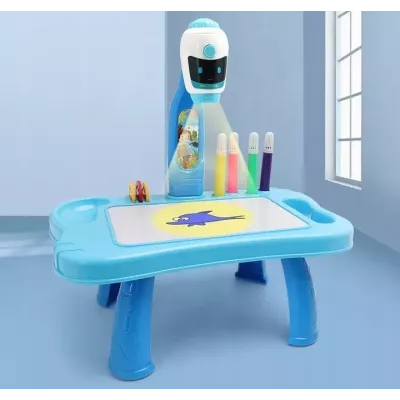 Zestaw 2w1 – Projektor Robot do Rysowania + Gra Kosmos Mistrz Wiedzy